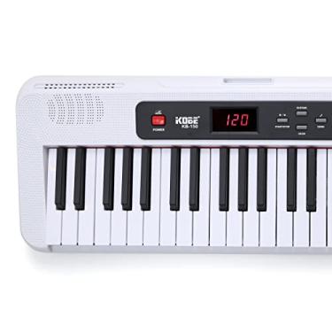Imagem de Teclado Kobe Musical KB-150 Branco 5/8 Indicado Iniciantes