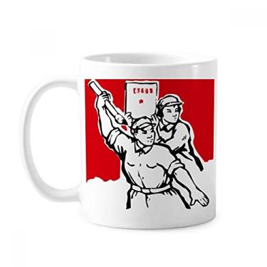 Imagem de Caneca Communist Paper Red Patriotism cerâmica café porcelana xícara louça