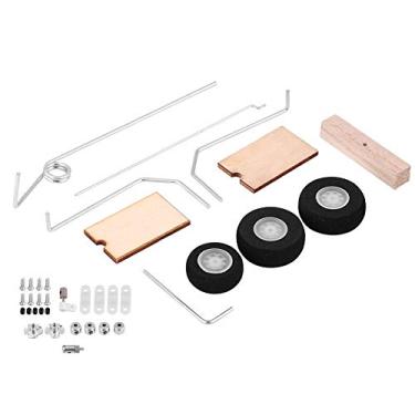 Imagem de KT trem de pouso de aeronaves Kit de trem de pouso KT de , trem de pouso de rodas KT, acabamento requintado durável para modelo de asa fixa DIY