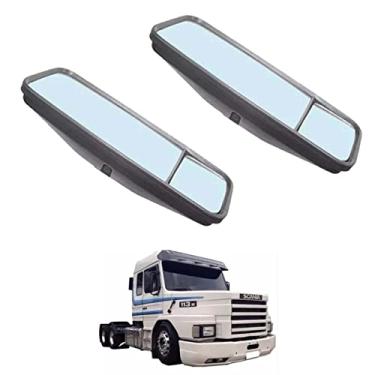 Imagem de CAIXA 2 ESPELHO RETROVISOR DIREITO PARA SCANIA 113 143 - EXTERNO COM DIVISORIA