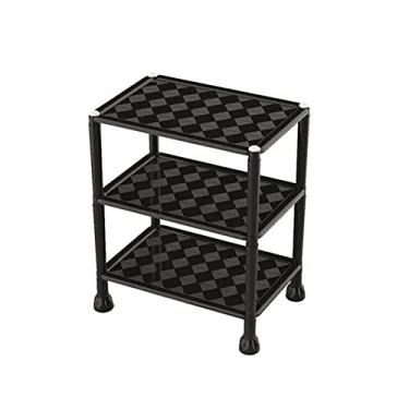 Imagem de Estante Prateleira Organizador Modular 3 Andares Preto