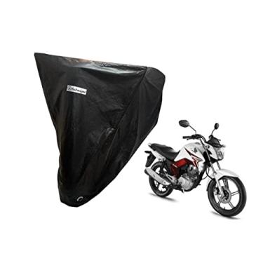 Imagem de Capa Cobrir Moto Anti-chama Forrada Cg150 Fan/mix/ks/es (preto)