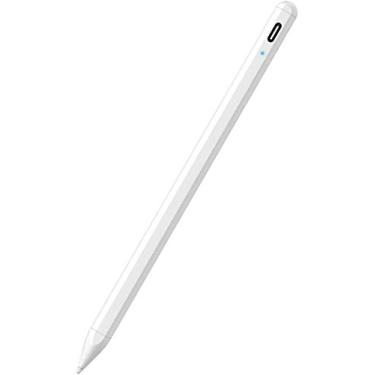 Imagem de Caneta Stylus para iPad, Caneta Stylus Palm Rejection, iPad recarregável com design magnético compatível com iPad 6 / 7ª geração / iPad Pro 11 ", iPad Pro 3ª geração / iPad Mini 5ª geração / iPad Air 3ª geração, Type-C recarregável digital Lápis