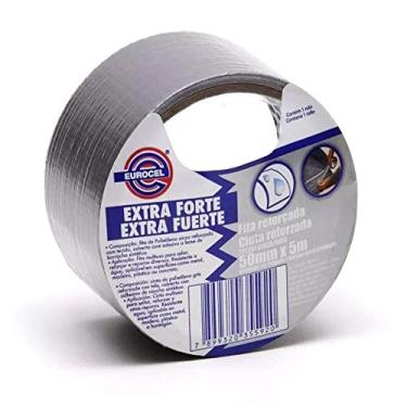 Imagem de Fita Adesiva Silver Tape 50X5 Cinza TPL201 Eurocel