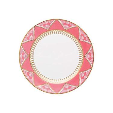 Imagem de Conjunto de 6 Pratos de Sobremesa 22cm Flamingo Macramê SM18-9228.