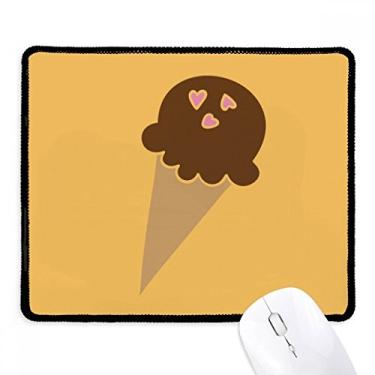 Imagem de Mousepad Peanut Chocolate Sweet Ice Cream Tapete de borracha para jogos