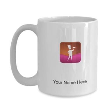 Imagem de Caneca de chef personalizada – Presentes para chefe – Caneca de café para idéia de chef, crianças, meninos e meninas – Caneca de café de 425 g
