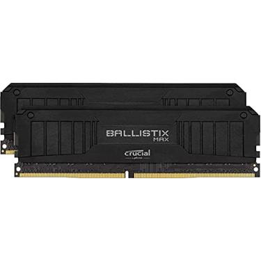 Imagem de Crucial Ballistix MAX 4400 MHz DDR4 DRAM Kit de memória para jogos de mesa 32 GB (16 GB x 2) CL19 BLM2K16G44C19U4B (Preto)