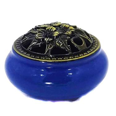 Imagem de Turíbulo De Porcelana Incensário Queimador Defumador Mesa (turíbulo Inc-05-2)