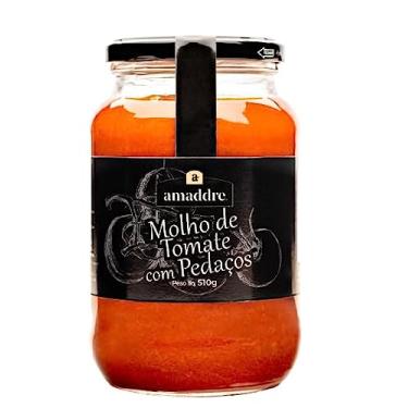 Imagem de Molho de Tomate com Pedaços Artesanal Amaddre 510g