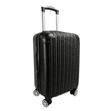 Imagem de Mala De Viagem Pequena Rodinhas 360° Abs De Bordo Rígida Resistente 2 Zipers