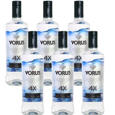 Imagem de Kit 6 Vodka Vorus Tradicional Salton 1L