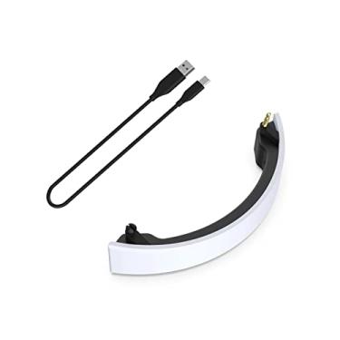 Imagem de MOUDOAUER Fone de ouvido VR Amplificador de alto-falante portátil, interface de 3,5 mm com indicador LED para fone de ouvido PS VR2
