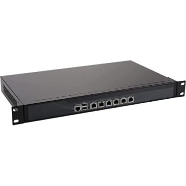 Imagem de Partaker Firewall, VPN, 1U Rackmount, aparelho de segurança de rede, roteador PC, 6 Intel Gigabit Lan Core I7 3520M CPU, R11, COM, VGA, com ventilador, (4GB RAM, 64GB SSD)