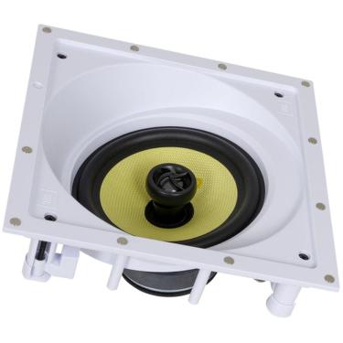 Imagem de Caixa De Som Acústica Quadrada Angulada de Embutir Arandela JBL CI Plus 6SA 160w Rms - Branca
