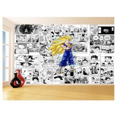 Imagem de Papel De Parede Dragon Ball Goku Vegetto Anime 3,5M Dbz728 - Você Deco