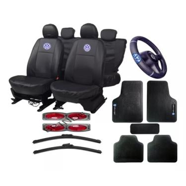 Imagem de Capas Banco Couro Vw Gol 92 93 94 95 96 97 98 99 00 01 02 03
