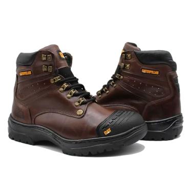 Imagem de Bota Coturno Cat Couro Legítimo e Biqueira (Castanho, BR, Adulto, Numérico, 44)