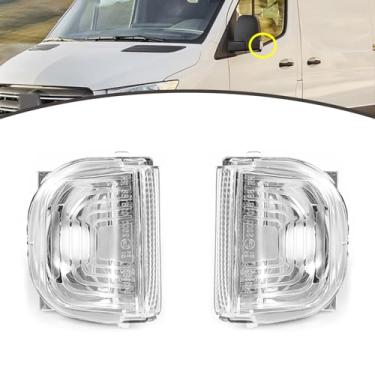 Imagem de JESYMBX Para Mercedes Sprinter 2019 2020 Espelho Retrovisor Lâmpada de seta A9109064700 A9109064600 Luz Indicadora Piscante