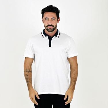 Imagem de Camisa Polo Dudalina Casual Manga Curta Masculina-Masculino