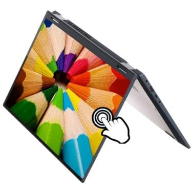 Imagem de 2022 mais novo laptop Lenovo IdeaPad Flex 5 14" FHD 2 em 1 Touchscreen, AMD Ryzen 3 5300U (até 3,80 GHz), 4GB RAM, 256GB PCIe SSD, Webcam HDMI Blue Win10 S