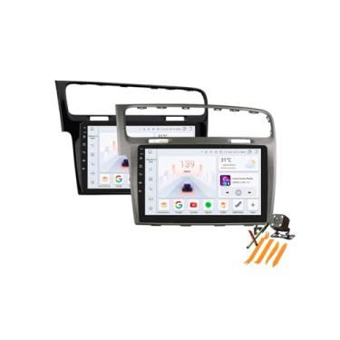 Imagem de YLOXFW Car Stereo Android 13.0 Radio para VW Golf 7 2013-2017 GPS Sat Navigation 10.1'' Touchscreen DVD Multimedia Video Player FM BT Receiver com Carplay 4G 5G WiFi DSP SWC,Gray,Y150S