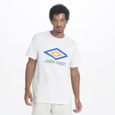 Imagem de Camiseta Masculina Umbro Club Fan- Branco