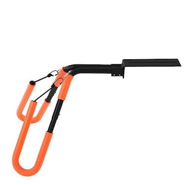 Imagem de Suporte para Prancha de Surf de Moto, Liga de Alumínio, Removível, Portátil, à Prova de Ferrugem, para Motocicleta, Windsurf, Esquis (Orange)