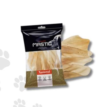 Imagem de Orelha Bovina Natural Mastig Kit com 4unidades