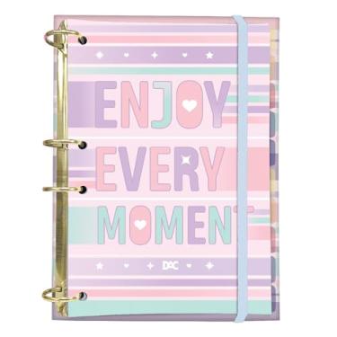 Imagem de DAC - Caderno Argolado Colegial com 144 folhas Enjoy - Fechamento em Elástico