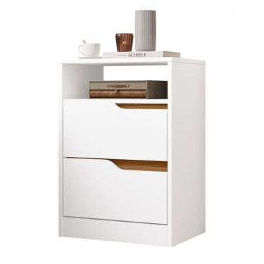 Imagem de Mesa De Cabeceira Sole 2 Gavetas Flex