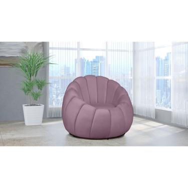 Imagem de Poltrona Decorativa Concha Veludo Rose - Londrilar