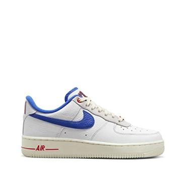 Imagem de Nike Air Force 1 '07 LX feminino, Summit Branco Hyper Royal Poaching Vermelho, 36