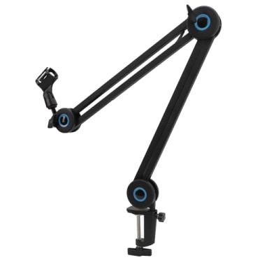 Imagem de Suporte de Braço de Microfone, Suporte de Braço de Microfone de Liga de Alumínio Com Gerenciamento de Cabos, Adaptador de 3/8 a 5/8 Polegadas para SM7B MV7, Suporte de Braço de