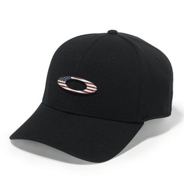 Imagem de Boné Oakley Tincan Cap Preto/American Flag  masculino