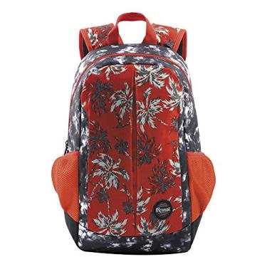 Imagem de Mochila Escolar Esportiva Poliéster Vermelha Estampada Mormaii