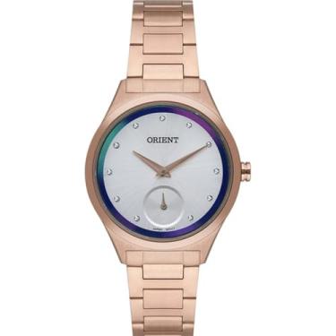 Imagem de Relógio Orient Feminino Rosê Original Prova d´Água FRSS0103 S1RX