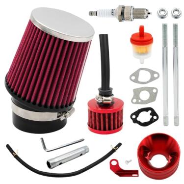 Imagem de Kit adaptador atualizado para mini bicicleta Air Fliter para Predator 212cc 196cc Coleman CT200U BT200X KT196 RT200 Baja Warrior MB165 MB200 Hond GX160 GX200 6,5hp Motor Mini Bike Go Kart Parts