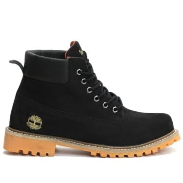 Imagem de Bota impermeável Timberland Inch 6 Masculino Waterproof, Couro hidrofugado (Preto, BR, Adulto, Numérico, 42)