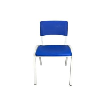 Imagem de Ecom Home - Cadeiras Iso Infantil Escolas Creche Prática Colors Aço (Azul)