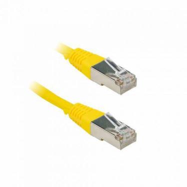 Imagem de Cabo De Rede Patch Cord Cat5E Ftp Blindado Gigabit 2M -Amarelo