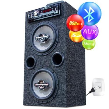 Imagem de Caixa Bluetooth Bob Residencial 6  Ativa /usb/sd/aux/fm 140w - OESTESO