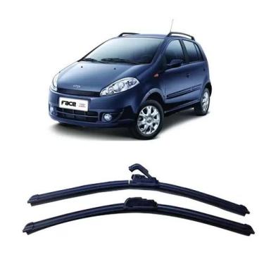 Imagem de Par De Palhetas Limpador De Parabrisa Dianteiro Para Chery Face 2010 2