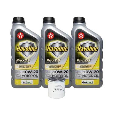 Imagem de Kit Troca de Óleo Fiat Argo Mobi Uno Firefly 1.0 Acima 2017 - Havoline