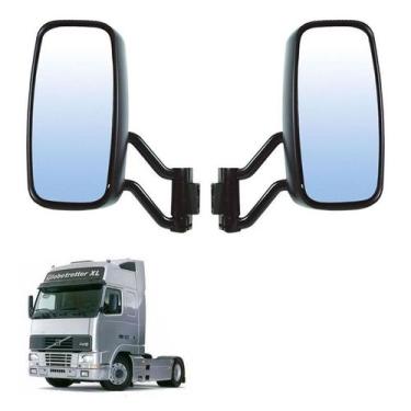 Imagem de Conjunto Retrovisor Completo Volvo Fh Nh 2007 2008 Par LD LE - Globo