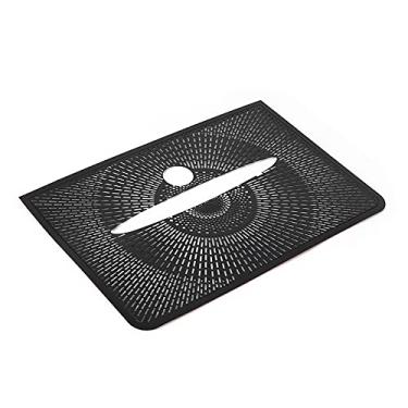 Imagem de Guarnição Tampa do Alto-falante do Painel Preto de Liga de Alumínio paraBenz GLK 2013-2015