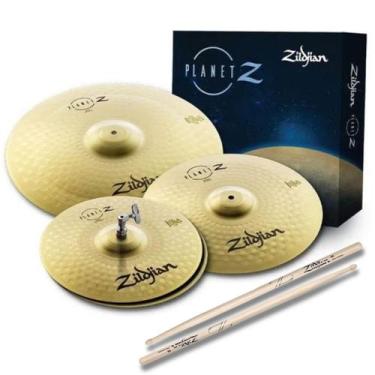 Imagem de Kit de Pratos Zildjian Planet Z Complete 14", 16", 20" ZP4PK