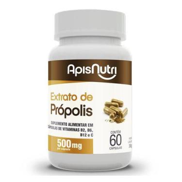 Imagem de Extrato de Própolis 500mg em Cápsulas Apisnutri - SV
