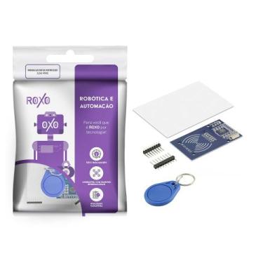 Imagem de Kit Mini Leitor Rfid Rc522 Cartão Tag Mifare 13.56mhz Mfrc - ROXO, 010