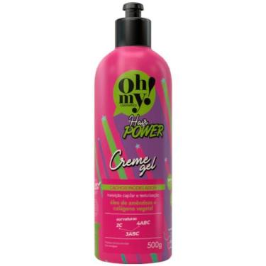Imagem de Creme Gel Cachos Modelados Hair Power 500ml Oh My! - OH MY! COSMETICS